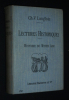 Lectures historiques : Histoire du Moyen Age, 395-1270. Langlois Ch. V.