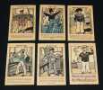 Lot de 6 coloriages instantan&eacute;s publicitaires (Phosphatine Fali&egrave;res) : Marine. Collectif
