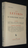 Les Lettres (Cahier spécial 5 et 6) : Le Romantisme anglais. Collectif