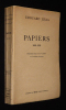 Papiers, 1895-1933. Julia Edouard