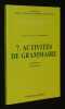 Plan de rénovation de l'enseignement du français à l'école élémentaire, Tome 7 : Activités de grammaire. Gruwez Claudine, Malossane Louise