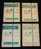Cahier d'entraînement à l'écriture  : Anglaise droite minuscules - Anglaise droite majuscules (n°1 à 4). Echard R., Auxemery F.