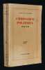 Chronique politique, 1934-1942. Drieu La Rochelle