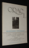 Oracl (n°14, automne 1985) : Profession voyageur. Collectif