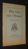 Plus forts que l'Amour. Drame en trois actes. Laval L.-B. de