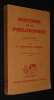 Histoire de la philosophie (Tome 2) : La Philosophie moderne - Fascicule 3 : Le XIXe - Période des systèmes (1800-1850). Bréhier Emile