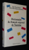 Dictionnaire du français régional de Touraine. Simon Jean-Pascal, Simoni-Aurembou Marie-Rose