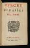 Pièces échappées du feu. Sallangre Albert Enrick de