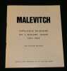 Malevich. The Graphic Work: 1913-1930. A Print Catalogue Raisonné. Karshan Donald