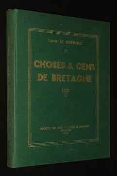 Choses et gens de Bretagne. Le Guennec Louis