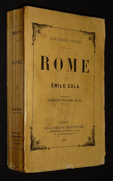 Les Trois Villes : Rome. Zola Emile
