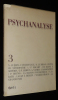 Psychanalyse (n°3, 2005) : L'Incroyance - Poète ou névropathe - De Diane à Artemis. Collectif