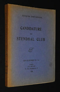Candidature au Stendhal Club