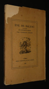 Eve de Balzac, d'après des documents inédits. Léger Charles
