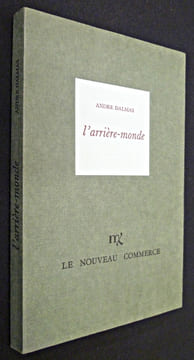 L'arrière-monde. Dalmas André