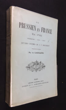 Un prussien en France en 1792. Reichardt J. F.