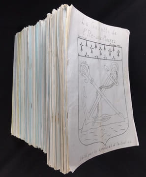 La Gazette de l'Ile-aux-Moines (143 numéros). collectif