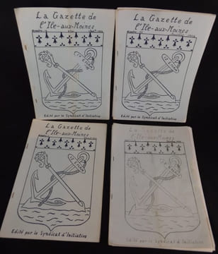 La Gazette de l'Ile-aux-Moines (143 numéros). collectif