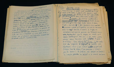 "Manuscrit de Marcel Jouhandeau : Notes pour ""L'Amateur d'imprudence""". Jouhandeau Marcel