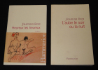 Lot de 2 ouvrages de Yasmina Reza : Heureux les heureux - L'Aube le soir ou la nuit (2 volumes). Reza Yasmina
