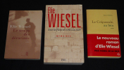 Lot de 3 ouvrages de Elie Wiesel : Le Temps des déracinés - Le Crépuscule, au loin - Tous les fleuves vont à la mer (3 volumes). Wiesel Elie