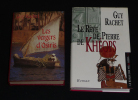 Lot de 2 ouvrages de Guy Rachet : Les Vergers d'Osiris - Le Rêve de Pierre de Khéops (2 volumes). Rachet Guy