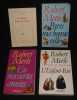 Lot de 4 romans de Robert Merle : Un Animal doué de raison - Paris ma bonne ville - En nos vertes années - L'Enfant-roi (4 volumes). Merle Robert