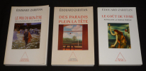 Lot de 3 ouvrages d'Edouard Zarifian : Le prix du bien-être : Psychotropes et société - Des paradis plein la tête - Le goût de vivre : Retrouver la ...