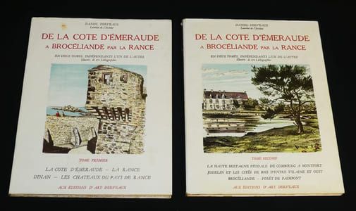 De la Côte d'Emeraude à Brocéliande par la Rance. Voyage en Haute-Bretagne sur le territoire de l'ancien évêché de Saint-Malo (2 tomes)