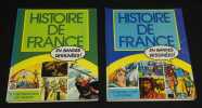 Histoire de France en bandes dessin&eacute;es (8 volumes), complet. Bastian Jacques,Castex Pierre,L&eacute;cureux Roger,Mora Victor,Ollivier Jean