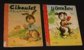 "Deux albums de la collection ""la cage aux merveilles"" Ciboulet et les trois souris - Le Chien Bott&eacute;". Lagarde Luce