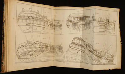 Recueil de planches de l'encyclopédie par ordre de matières. Tome Cinquième : Marine