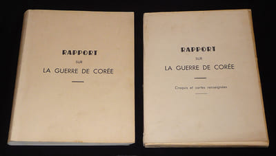 Rapport sur la Guerre de Corée, 1950-1951 (2 volumes)