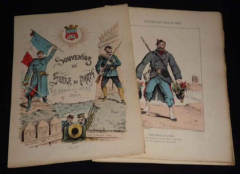 Souvenirs du siège de Paris : Les défenseurs de la capitale. Draner