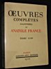 Oeuvres complètes illustrées de Anatole France, tome XXIII. France Anatole