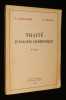 Trait&eacute; d'analyse harmonique (1er livre). Dalmas-No&euml;l V., Passani E.