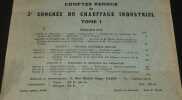 Chaleur et industrie n°167-168-169 : Comptes rendus du 3e Congrès du chauffage industriel. Collectif,Couturaud P.
