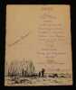 Menu avec dessin signé J. Thuillier. Thuillier J.