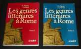 Les Genres littéraires à Rome, Tome 1 et 2 (2 Volumes). Martin René, Gaillard Jacques