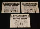 L'Etrangleur - Nestor Burma : Boulevard... Ossements (complet des trois num&eacute;ros). Malet L&eacute;o, Tardi, Barral Nicolas