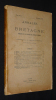 Annales de Bretagne, Tome XV - n&deg;1, novembre 1899. Collectif