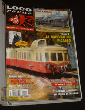 Loco Revue (année 1999 complète, n°621 à 631). Collectif