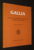 Gallia. Fouilles et monuments archéologiques en France métropolitaine (Tome 40, 1982 - fascicule 1). Collectif