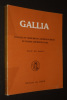 Gallia. Fouilles et monuments archéologiques en France métropolitaine (Tome 39, 1981 - fascicule 2). Collectif