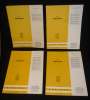 Cahiers ORSTOM - Série Pédologie (Vol. X, n°1 à 4 - année 1972 complète) (4 volumes). Collectif