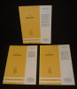 Cahiers ORSTOM - Série Pédologie (Vol. XII, n°1-2-3/4 - année 1974 complète) (3 volumes). Collectif