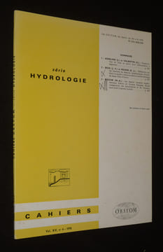 Cahiers ORSTOM - Série Hydrologie (Vol. XV, n°4 - 1978). Asseline J.,Bois J. F.,Roche M.-A.,Roose E. J.,Valentin C.