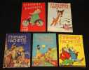 Cinq catalogues d'Etrennes Hachette. Hachette