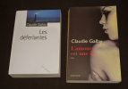 Lot de 2 romans de Claudie Gallay : Les Déferlantes - L'Amour est une île. Gallay Claudie