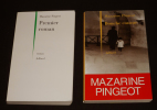 Lot de 2 ouvrage de Mazarine Pingeot : Premier roman - Bouche cousue. Pingeot Mazarine
